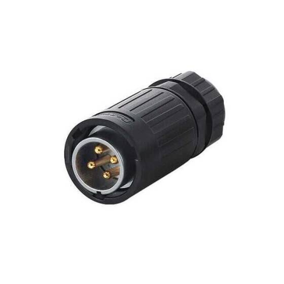 YA-20-C04PE-01-001 4 Pin Su Geçirmez Konnektör - Erkek - 1