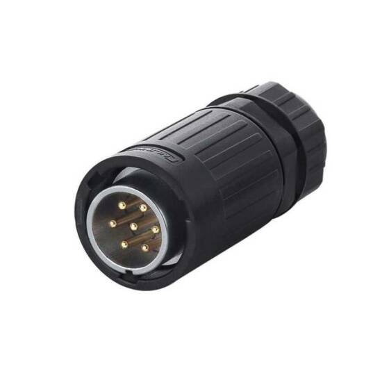 YA-20-C07PE-01-001 7 Pin Su Geçirmez Konnektör - Erkek - 1