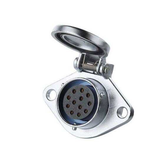 YA-20-J12SX-03-201 12 Pin Su Geçirmez Konnektör - Dişi - 1