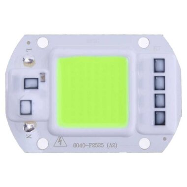 Yeşil 220V Projektör Cob Led 50W Driver Çipli - 1