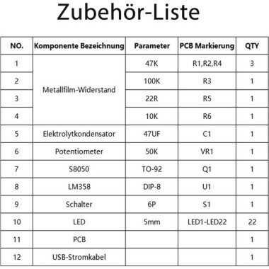 Yeşil Elektronik DIY Kiti Kalp Şekli Solunum Lambası Kiti - 3