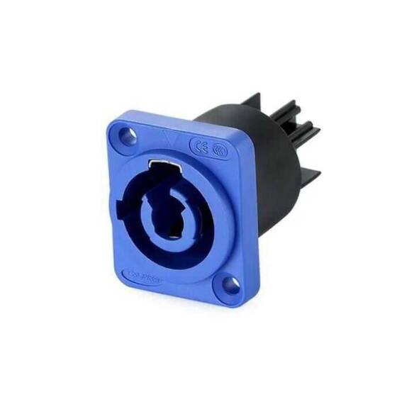 YF-24-J03SX-01-001 3 Pin Şase Tip Powercon Konnektör - Dişi - 1