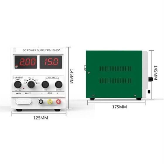YIHUA1502T 15V 2A Düzenlenmiş Ayarlanabilir DC Güç Kaynağı US Fişli - 2