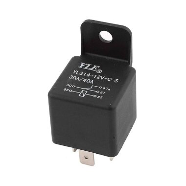 YL314-12V-C-S 12V 30A/40A Otomotiv Rölesi 5 Pin - 1
