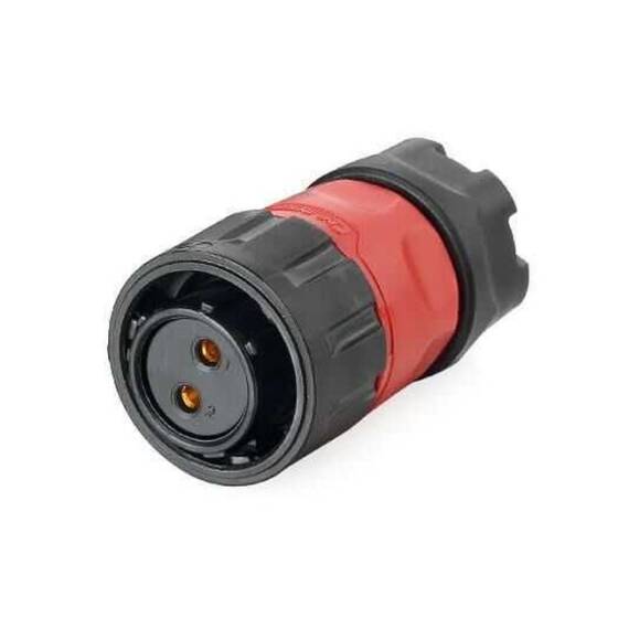 YM-20-J02PE-02-001 2 Pin Su Geçirmez Konnektör - Dişi - 1
