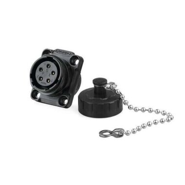 YM-20-J05SX-02-401 5 Pin Su Geçirmez Konnektör - Dişi - 1