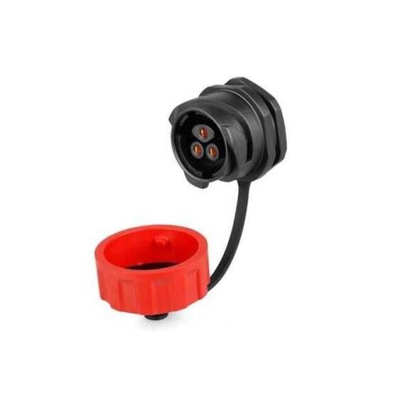 YM-24-J03SX-02-101 3 Pin Su Geçirmez Konnektör - Dişi - 1