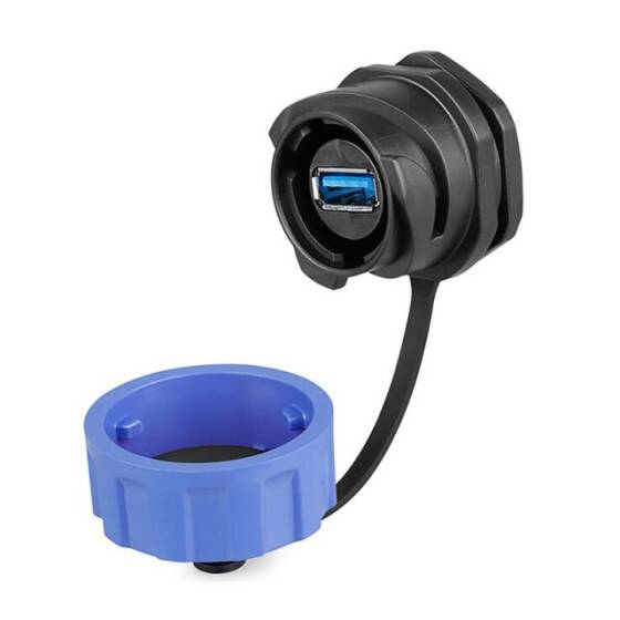 YM-24-J/USB3/213/SX-42-101 Su Geçirmez Data Konnektörü - Dişi - 1