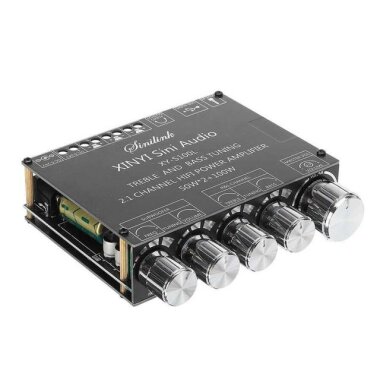 YS-S100L 2x50W + 100W Bluetooth 5.0 2.1 Kanal Amfi Modülü - 1