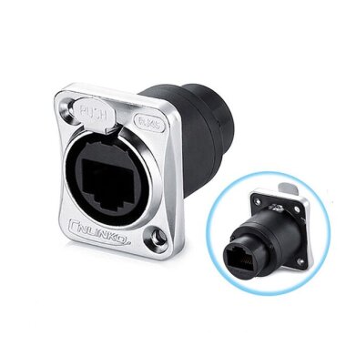 YT-RJ45-JSX-18-001 Su Geçirmez Ethernet Konnektörü - Dişi - CNLINKO