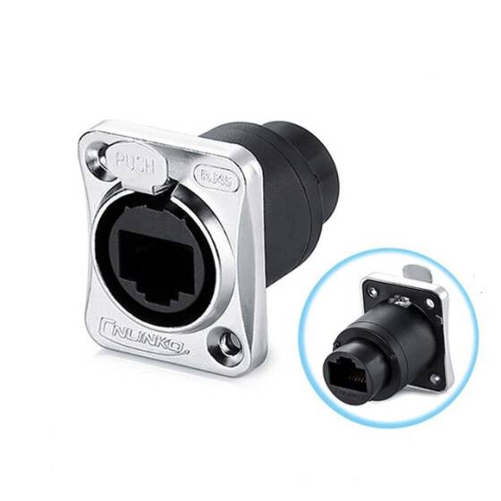 YT-RJ45-JSX-18-001 Su Geçirmez Ethernet Konnektörü - Dişi - 1