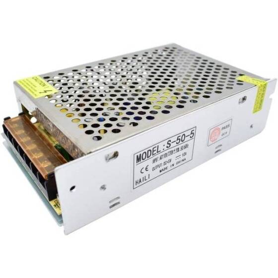 Yüksek Kaliteli Güç Kaynağı 50W 5V 10A
S-50-5 - 1