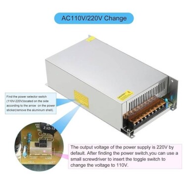 Yüksek Kaliteli Güç Kaynağı 720W 24V 30A Fanlı - 3