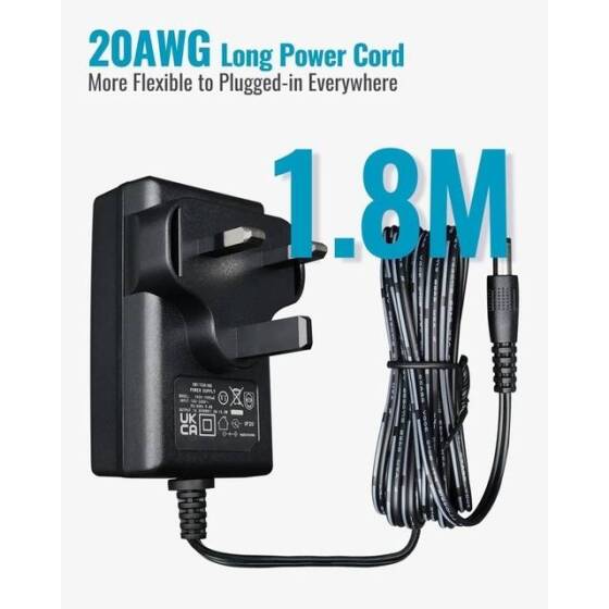 Yüksek Kaliteli Tam Amper 15V 1A Adaptör UK Fişli - 3