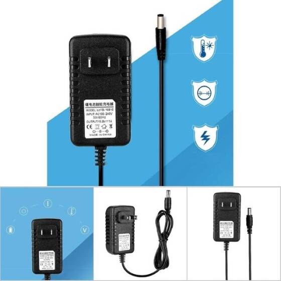 Yüksek Kaliteli Tam Amper 16.8V 0.8A Lityum Pil Şarj Cihazı US Fişli - 5