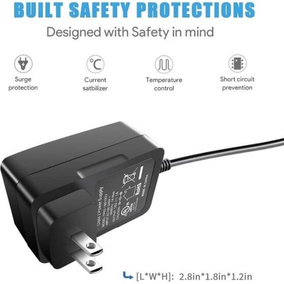 Yüksek Kaliteli Tam Amper 18V 1A Adaptör US Fişli - 3