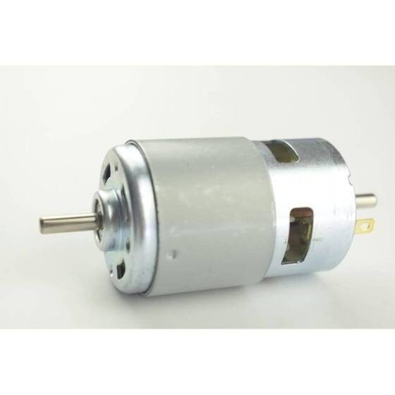 Yuvarlak Şaft 775 12V 12000RPM Yüksek Hızlı Yüksek Torklu DC Motor Çift Şaftlı - 4