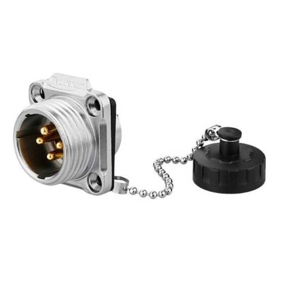 YW-20-C04SX-03-401 4 Pin Su Geçirmez Konnektör - Erkek - 1