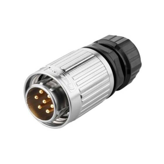 YW-20-C07PE-03-001 7 Pin Su Geçirmez Konnektör - Erkek - 1