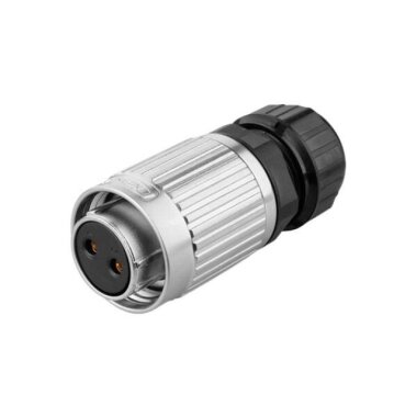 YW-20-J02PE-03-001A 2 Pin Su Geçirmez Konnektör - Dişi - 1