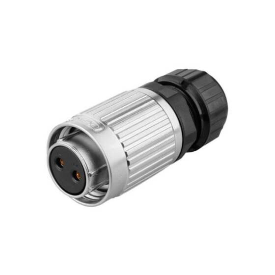 YW-20-J02PE-03-001A 2 Pin Su Geçirmez Konnektör - Dişi - 1