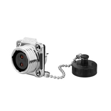 YW-20-J02SX-03-401 2 Pin Su Geçirmez Konnektör - Dişi - 1