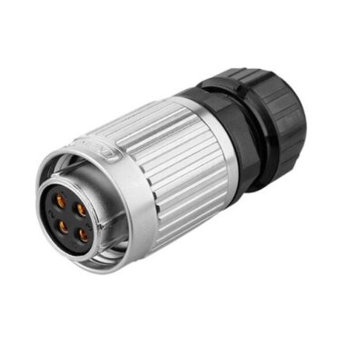 YW-20-J04PE-03-001 4 Pin Su Geçirmez Konnektör - Dişi - 1