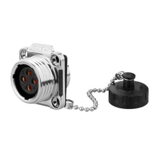 YW-20-J04SX-03-401 4 Pin Su Geçirmez Konnektör - Dişi - 1