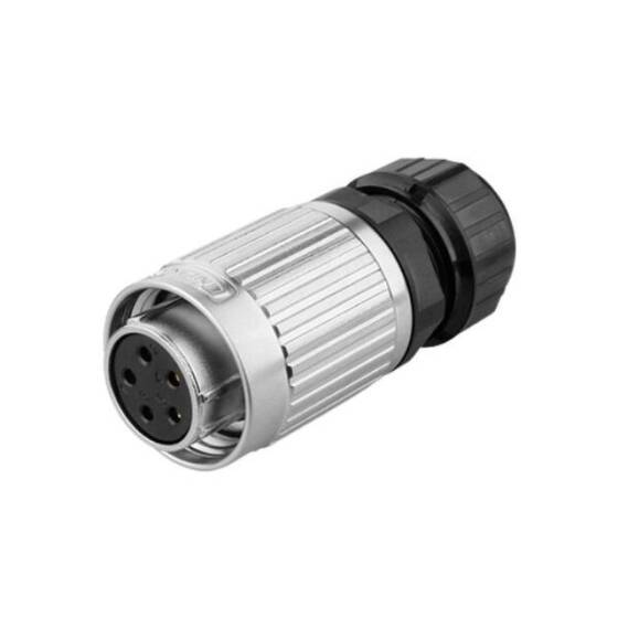 YW-20-J05PE-03-001 5 Pin Su Geçirmez Konnektör - Dişi - 1