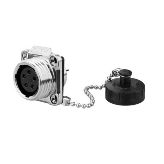 YW-20-J05SX-03-401 5 Pin Su Geçirmez Konnektör - Dişi - 1