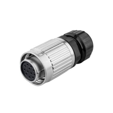 YW-20-J12PE-03-001 12 Pin Su Geçirmez Konnektör - Dişi - 1