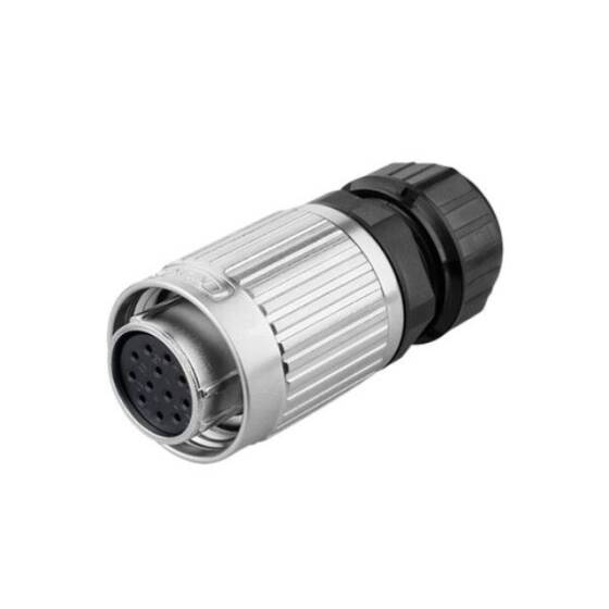 YW-20-J12PE-03-001 12 Pin Su Geçirmez Konnektör - Dişi - 1