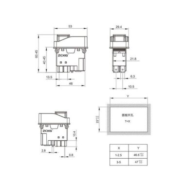 ZCD-02 5 Pin Elektromanyetik Switch - 2