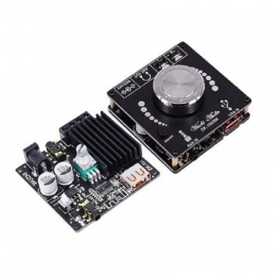 ZK-1002M 100W+100W 2.0 Stereo Bluetooth 5.0 Dijital Amplifikatör Devre Kartı Modülü - 1