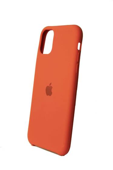 Turuncu Apple İphone 11 İçi Süet Lansman Kılıf