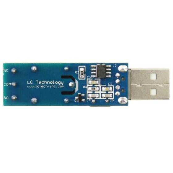 USB Röle Modülü 5V Tek Kanal LCUS-1 - 2