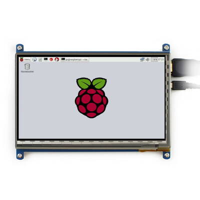 WaveShare 7 Inch (C) 1024x600 Dokunmatik HDMI Ekran - 1