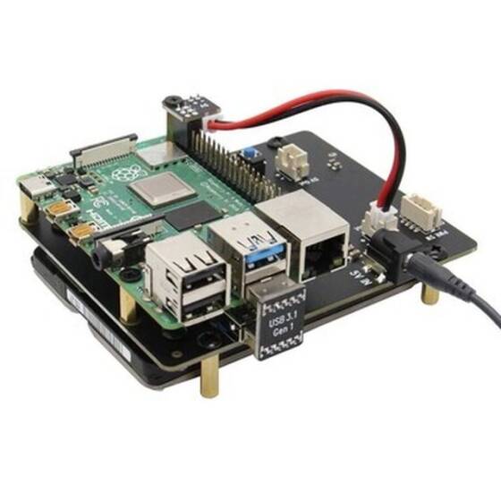 X825 Raspberry Pi 4 Model B 2.5 inç SATA HDD/SSD Depolama Genisletme Karti - 1