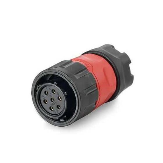 YM-20-J07PE-02-001 7 Pin Su Geçirmez Konnektör - Dişi - 1