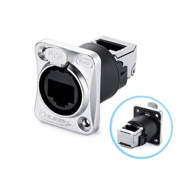 YT-RJ45-JSX-22-001 Su Geçirmez Ethernet Konnektörü - Dişi - CNLINKO