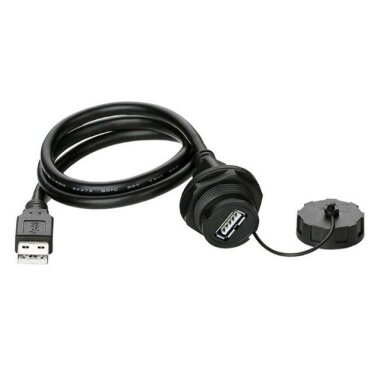 YU-USB2-FS-MP-1M-001A Su Geçirmez Dişi-Erkek USB Konnektör - 1M Kablo - CNLINKO