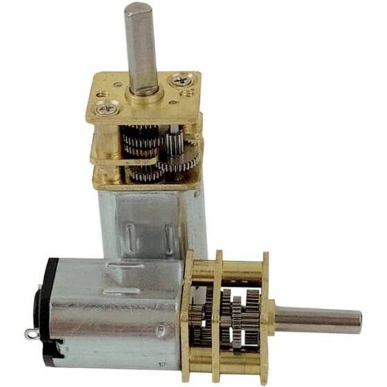 Yüksek Tork N20 12V 50RPM Mikro DC Metal Dişli Düşürücü MotorAzaltma Oranı 1:1000 - 3