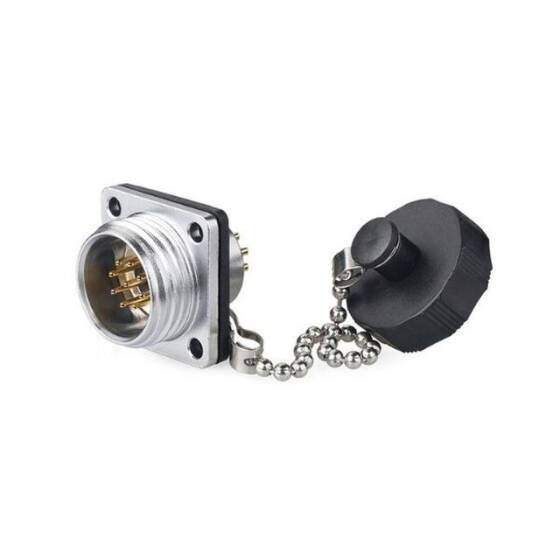 YW-16-C09SX-03-401 9 Pin Su Geçirmez Konnektör - Erkek - 1