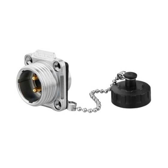 YW-20-C02SX-03-401 2 Pin Su Geçirmez Konnektör - Erkek - 1