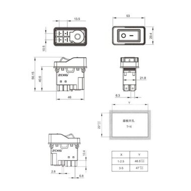ZCD-02C 4 Pin Elektromanyetik Switch - 2